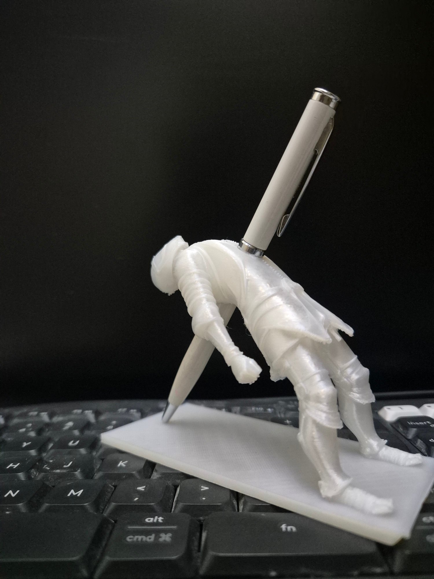 Soldier Pen Holder — Handcrafted 3D Print by Dastaan India