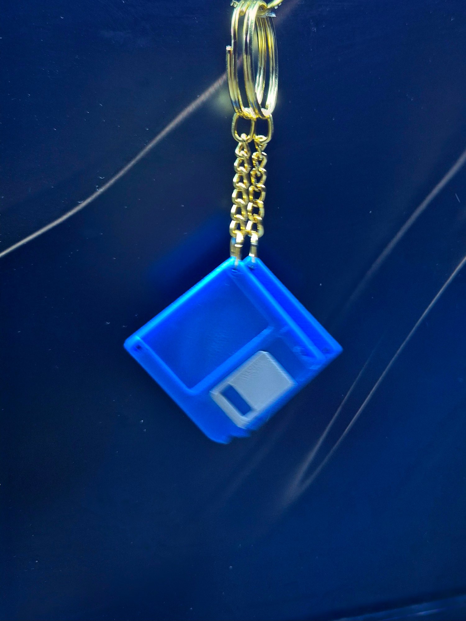 Floppy Disk Nfc Keychain — Handcrafted NFC Products by Dastaan India